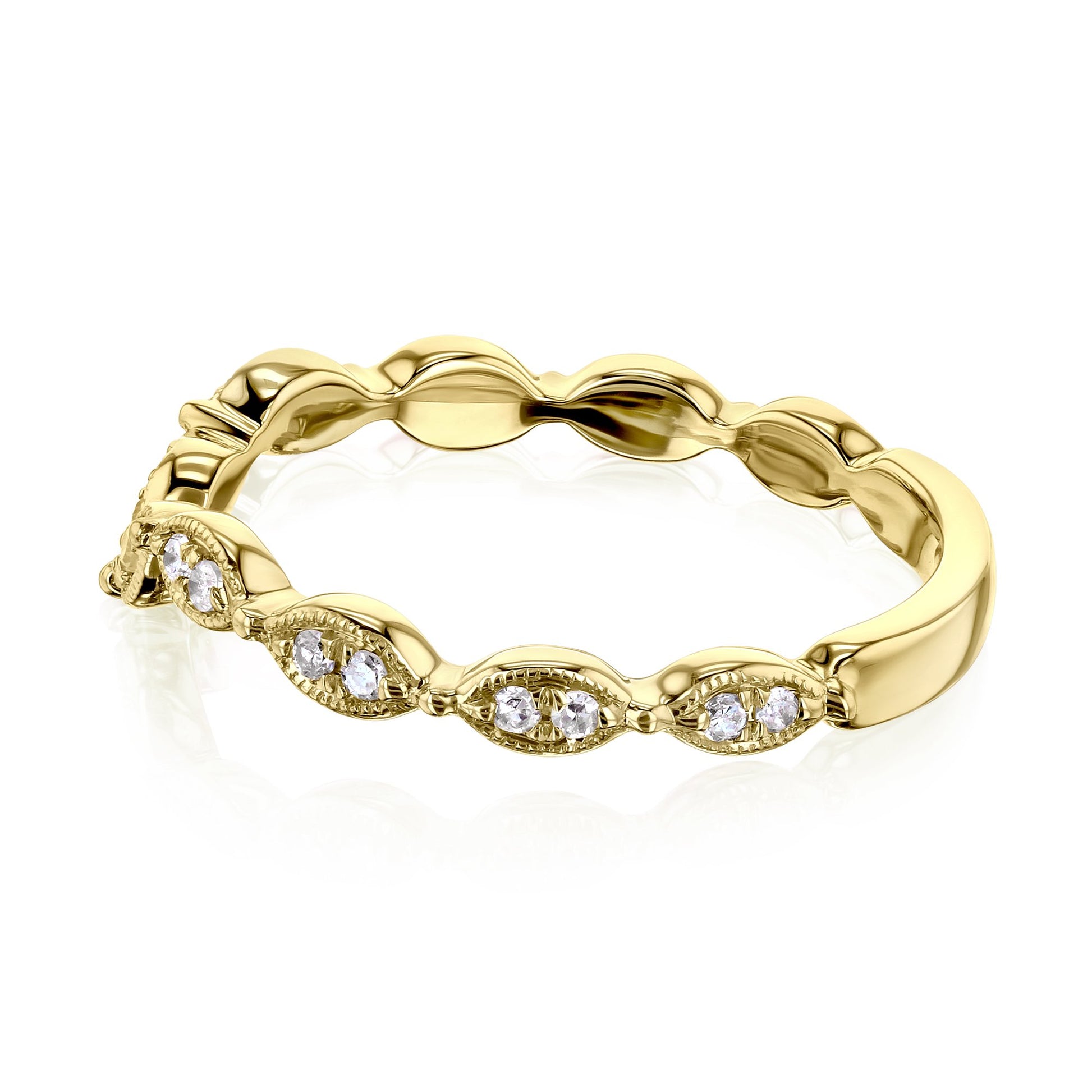 Kobelli Curved Diamond Band