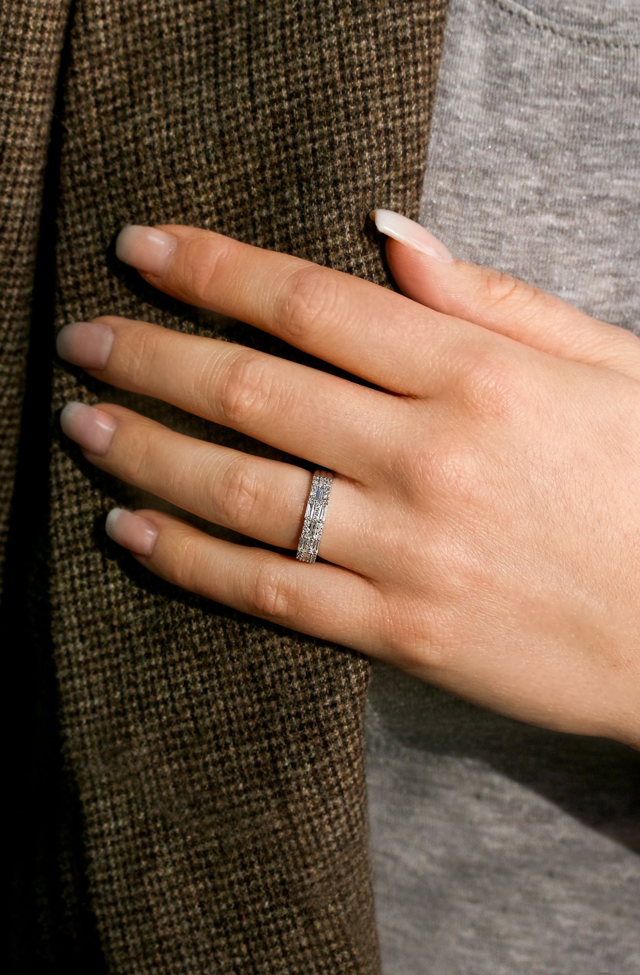 0.6 Carat Natural Diamond Mixed Shapes Drusilla Ring