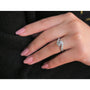 Kobelli Diamond Dual Wave Engagement Ring