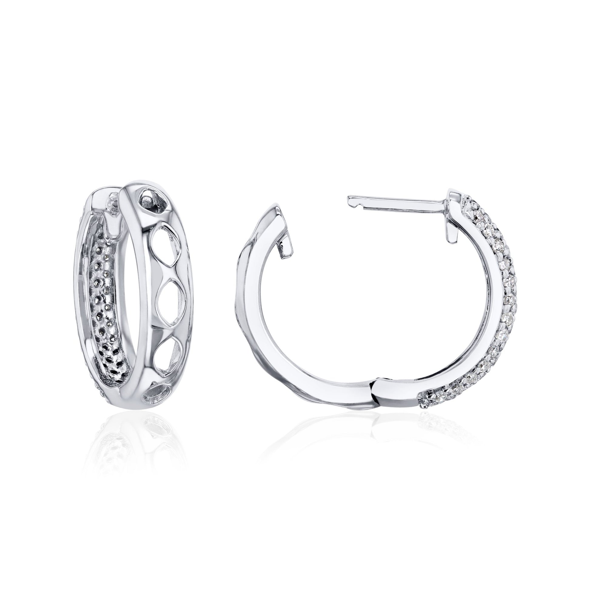 Kobelli Mini Hoop Pave Earrings