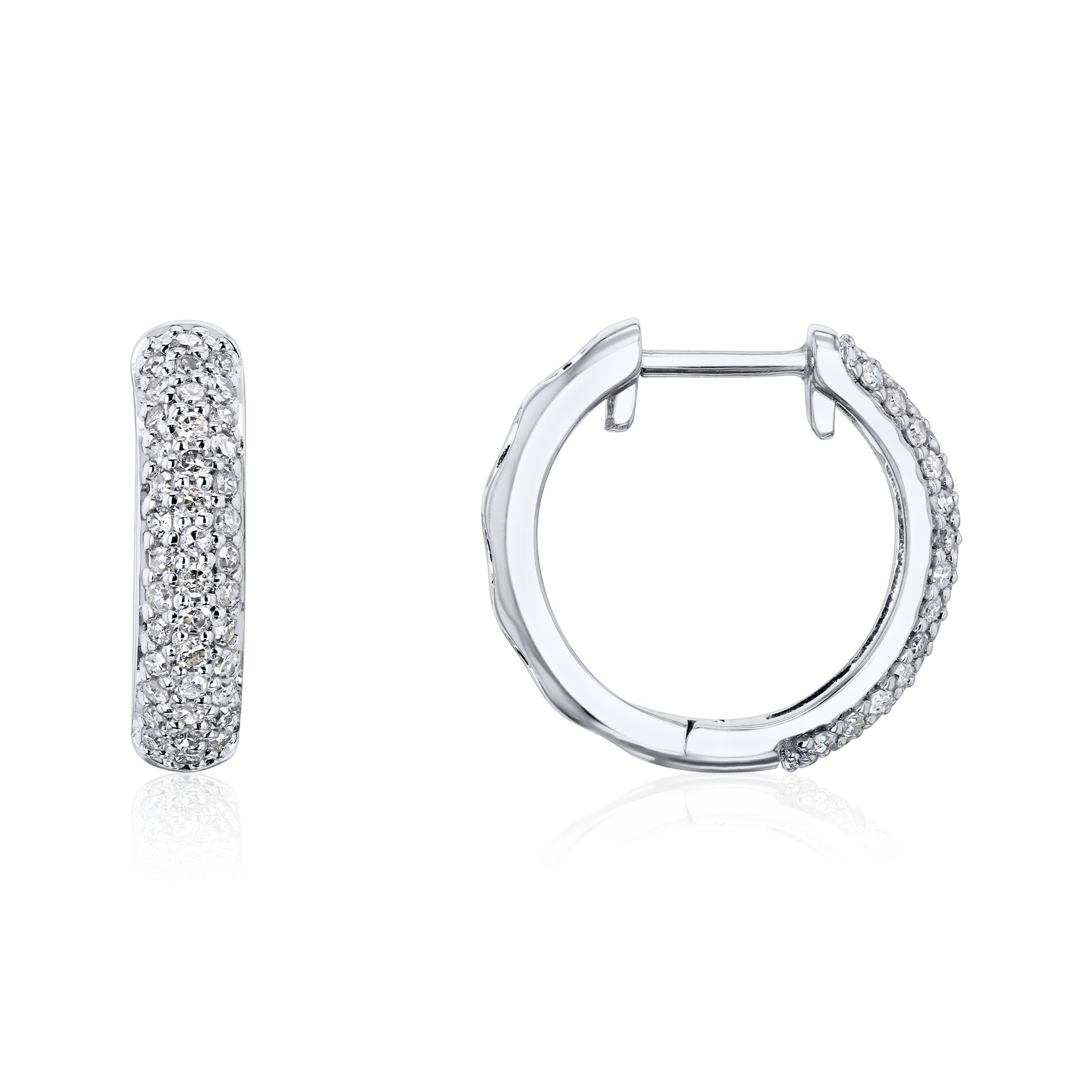 Kobelli Mini Hoop Pave Earrings