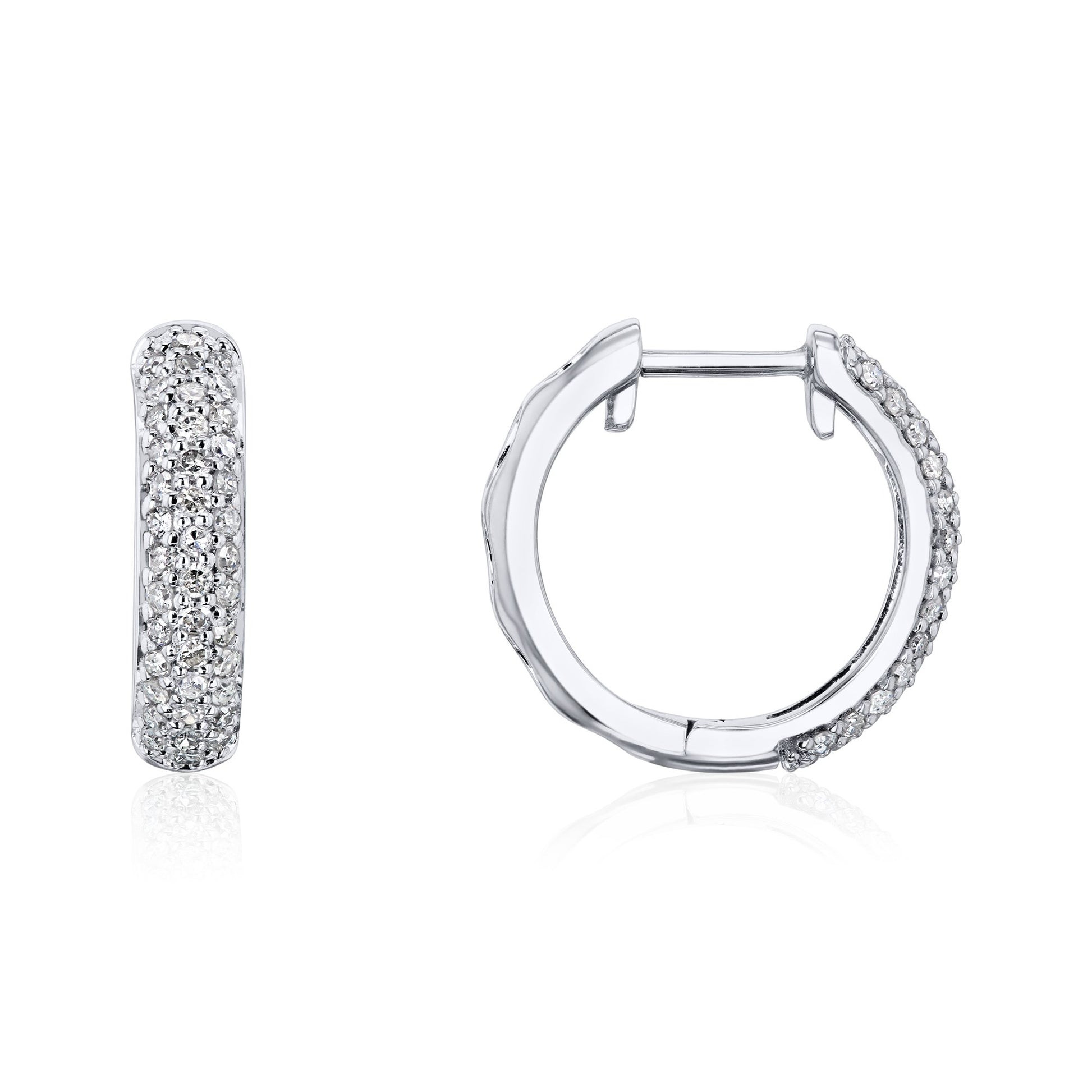 Kobelli Mini Hoop Pave Earrings