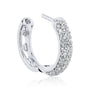Kobelli Mini Hoop Pave Earrings