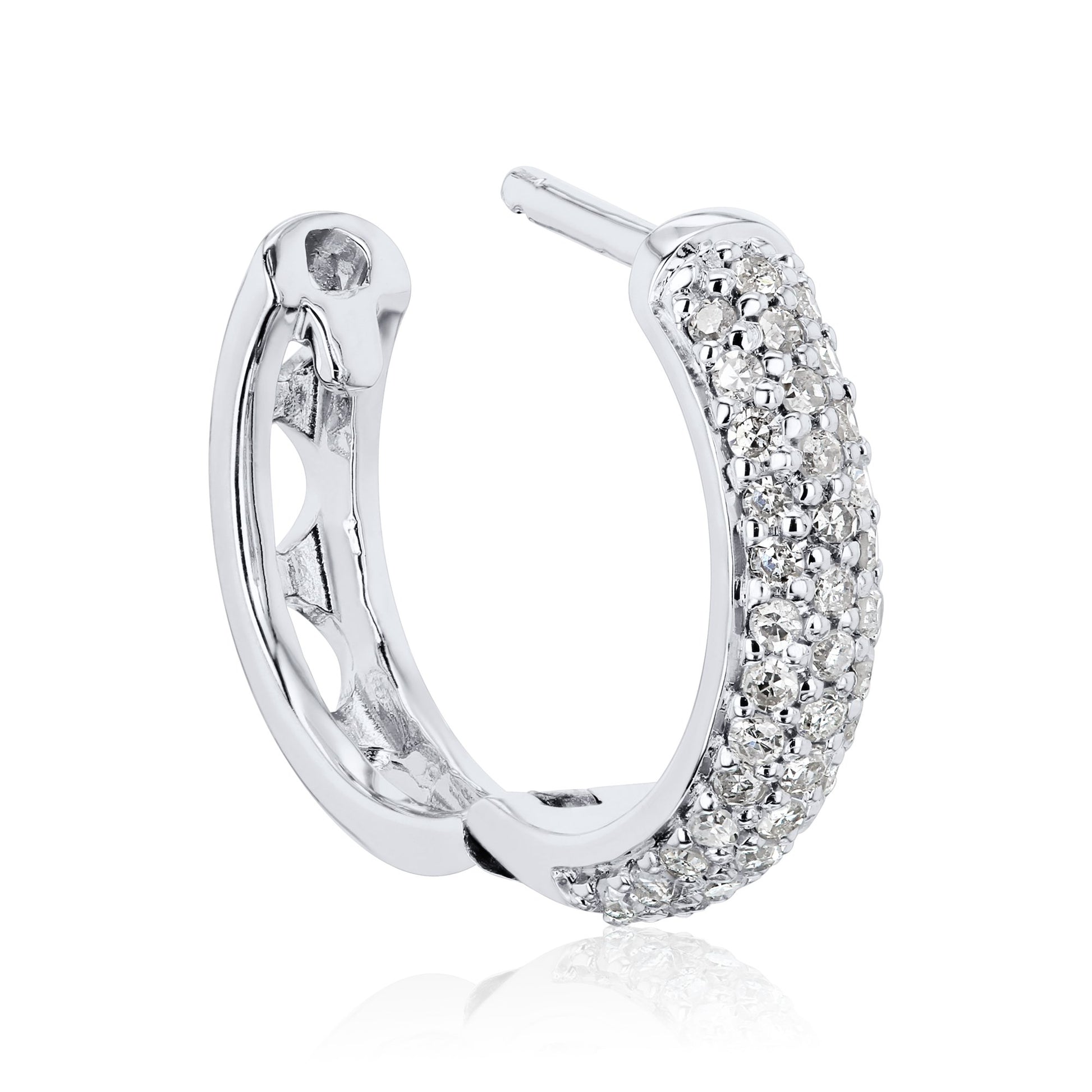 Kobelli Mini Hoop Pave Earrings
