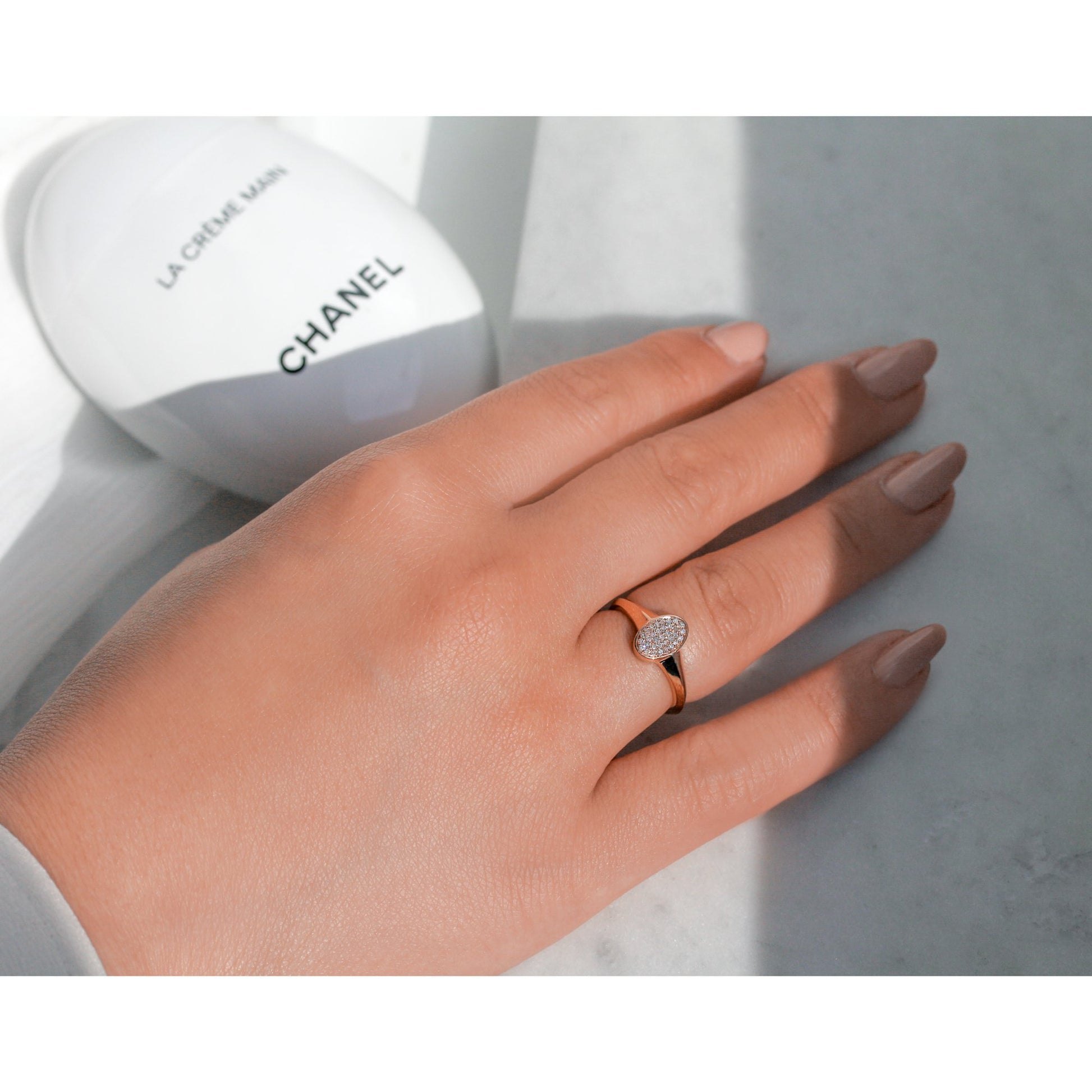 Kobelli Oval Diamond Cluster Ring