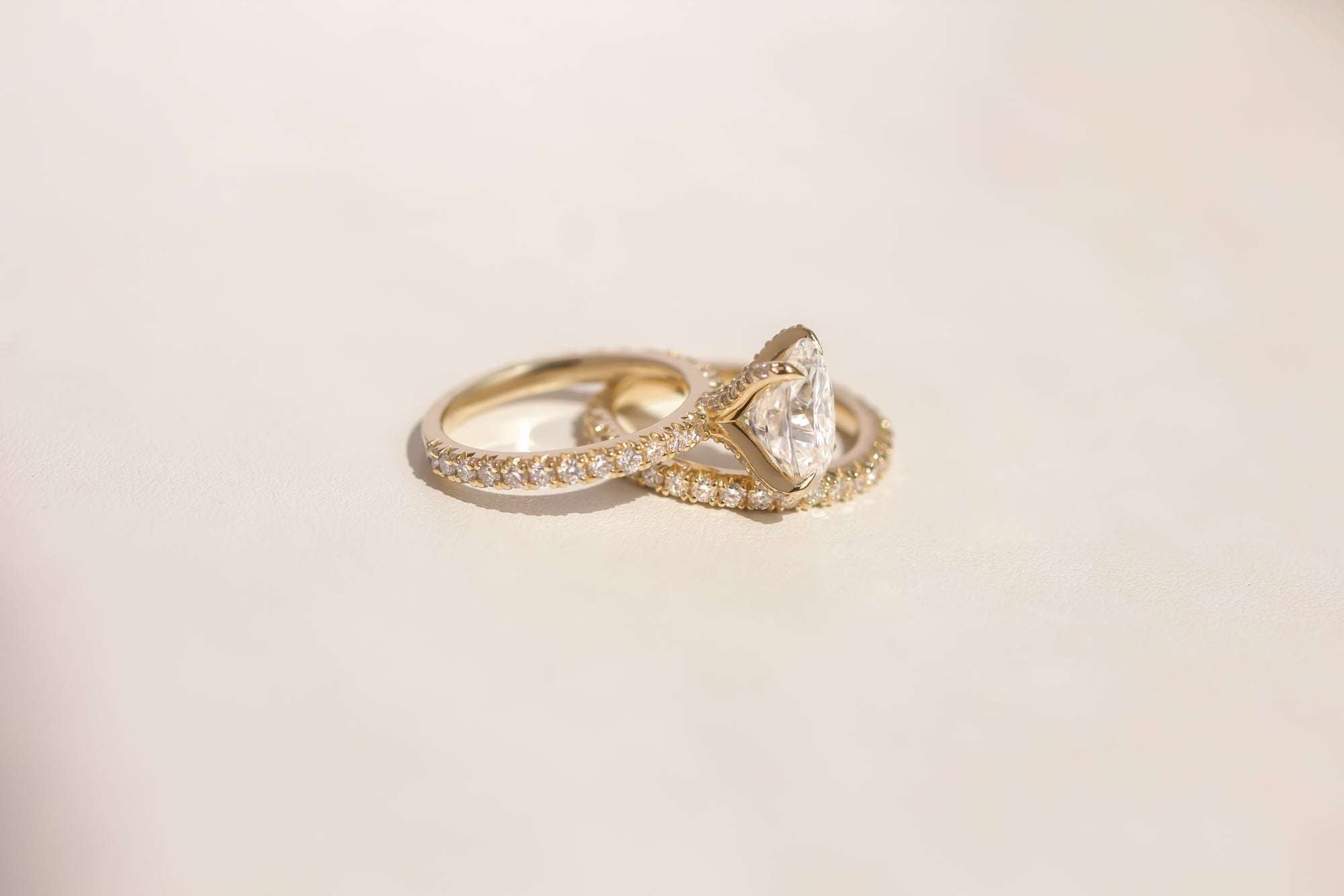 Kobelli 3.7ctw Moissanite and Lab Grown Diamond Engagement Ring - Rogue