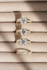 Kobelli labbodlade diamantbröllopsband