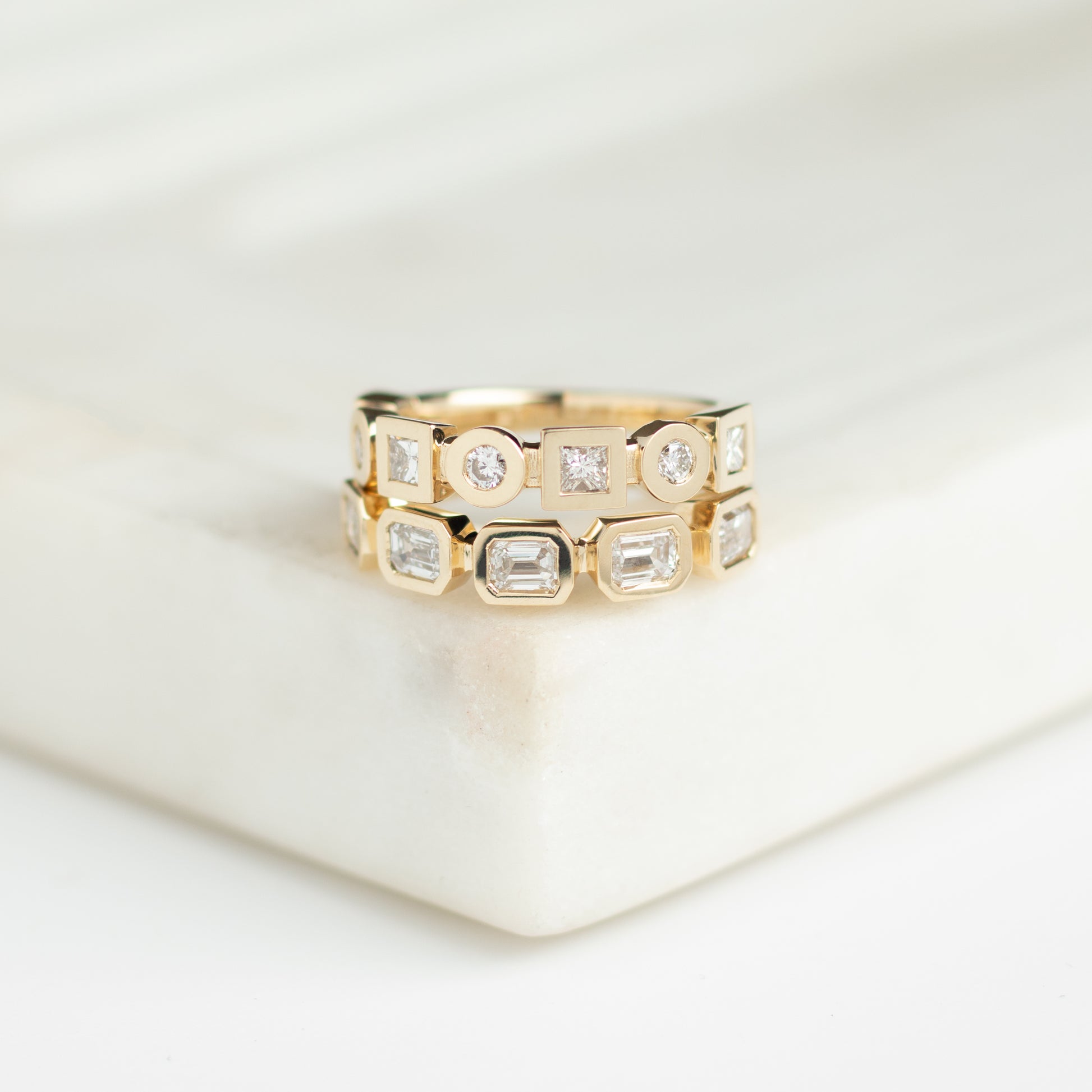Kobelli Bezel Diamond Bands