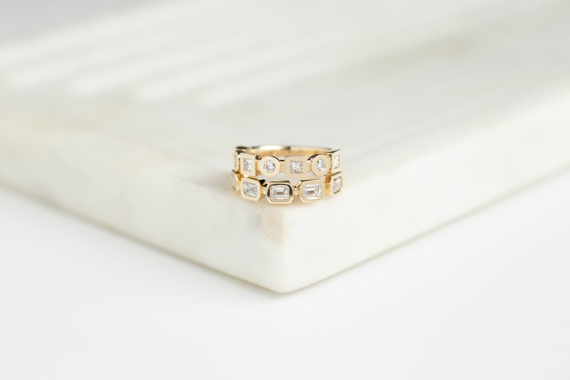 Kobelli Bezel Diamond Bands