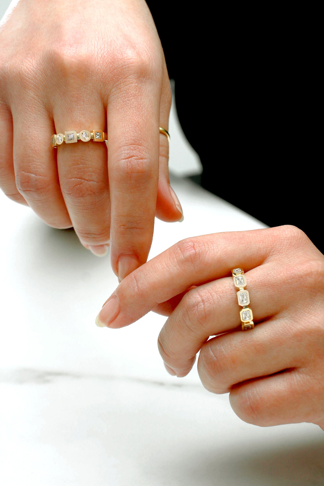 Kobelli Mixed Bentley Diamond Ring