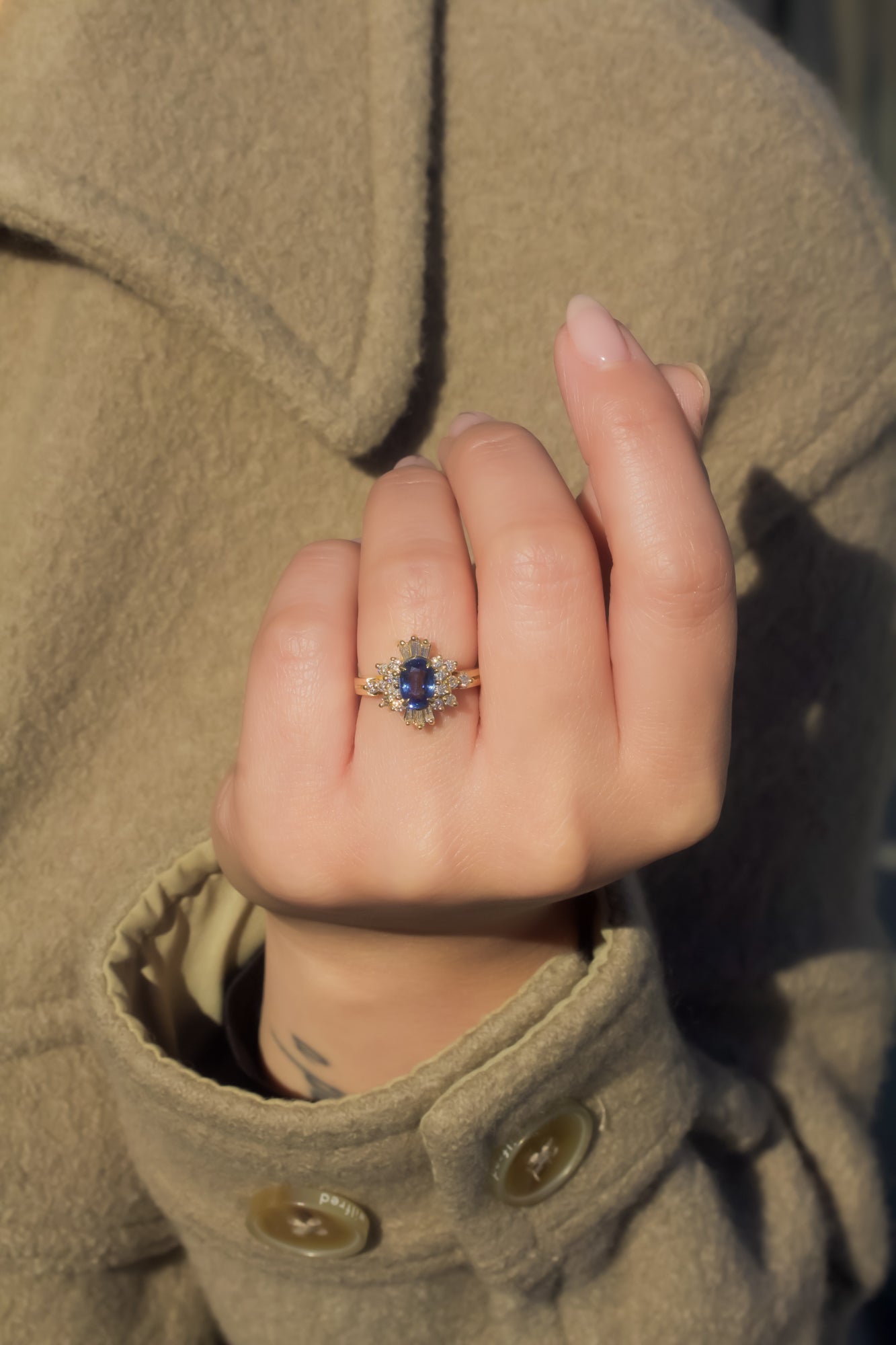 1.5 Carat Sapphire Overture Ring