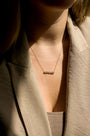 Kobelli Mixy Natural Diamonds Bar Necklace