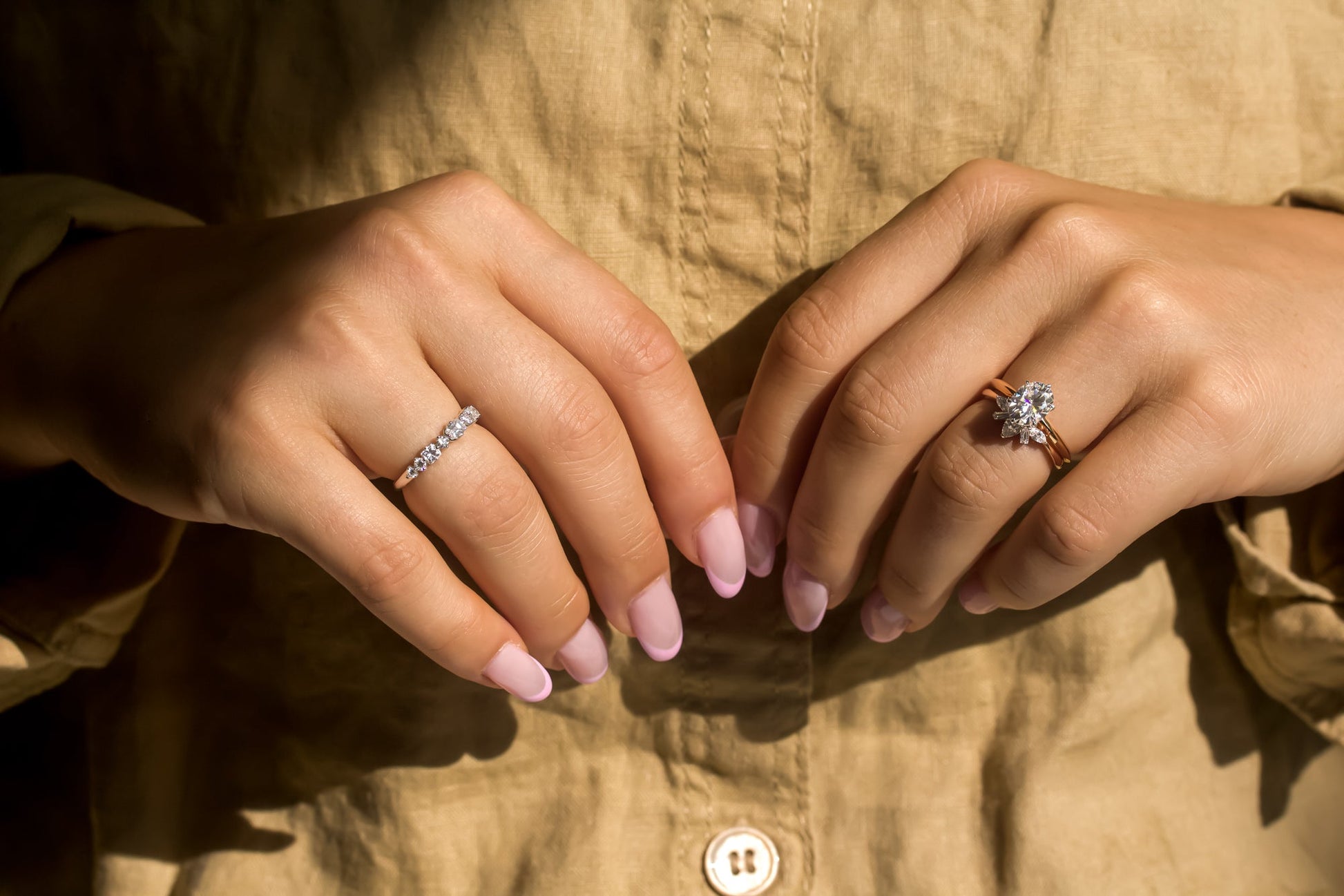 Kobelli Mixy Symmetric Diamond Row Band