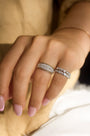 Kobelli Mixy Symmetric Diamond Row Band
