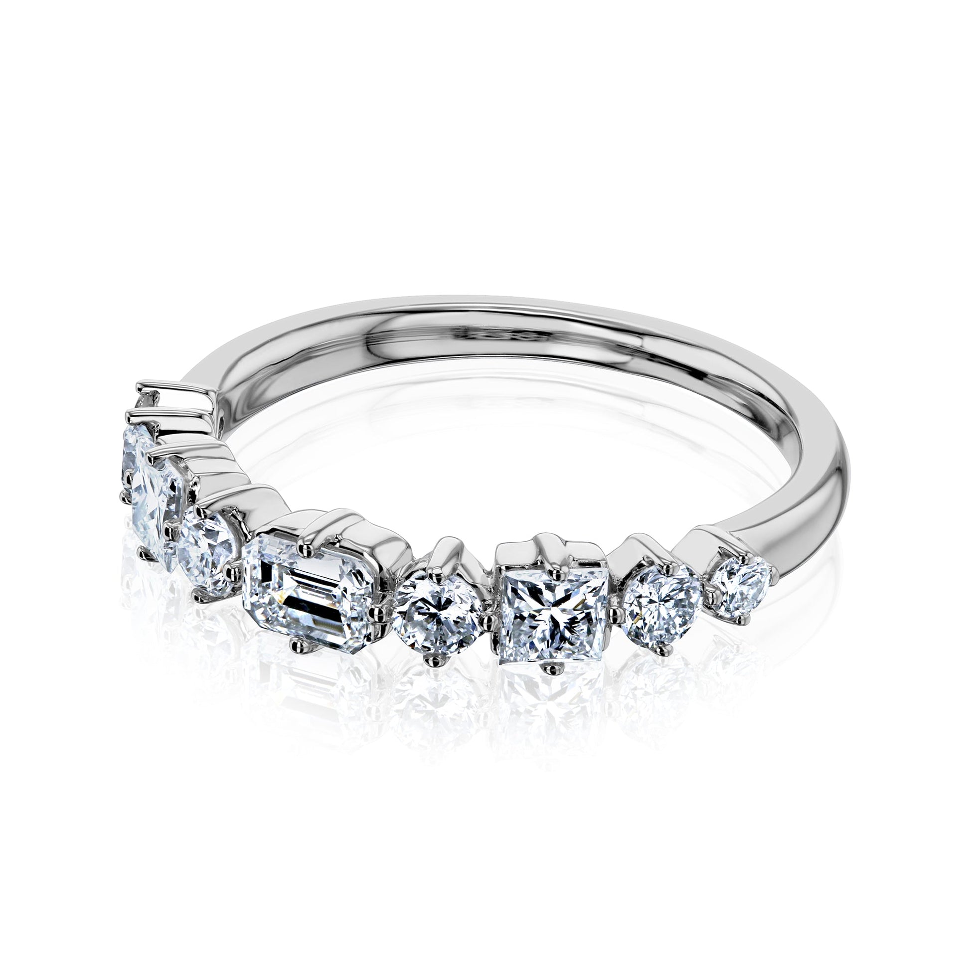 Kobelli Mixy Symmetric Diamond Row Band