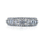 Kobelli Mixy Symmetric Triple Strand Diamond Row Band