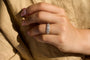 Kobelli Mixy Symmetric Triple Strand Diamond Row Band