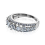 Kobelli Mixy Diagonal Triple Strand Diamond Row Band