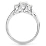 Kobelli Three-Stone Diamond Engagement Ring and Wedding Band Set 4/5 carat (ctw) in 14k White Gold