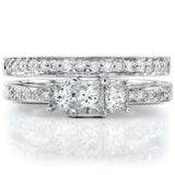 Kobelli Diamond Wedding Set 5/8 carat (ctw) in 14K Gold