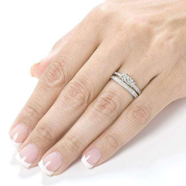 Kobelli Diamond Wedding Set 5/8 carat (ctw) in 14K Gold