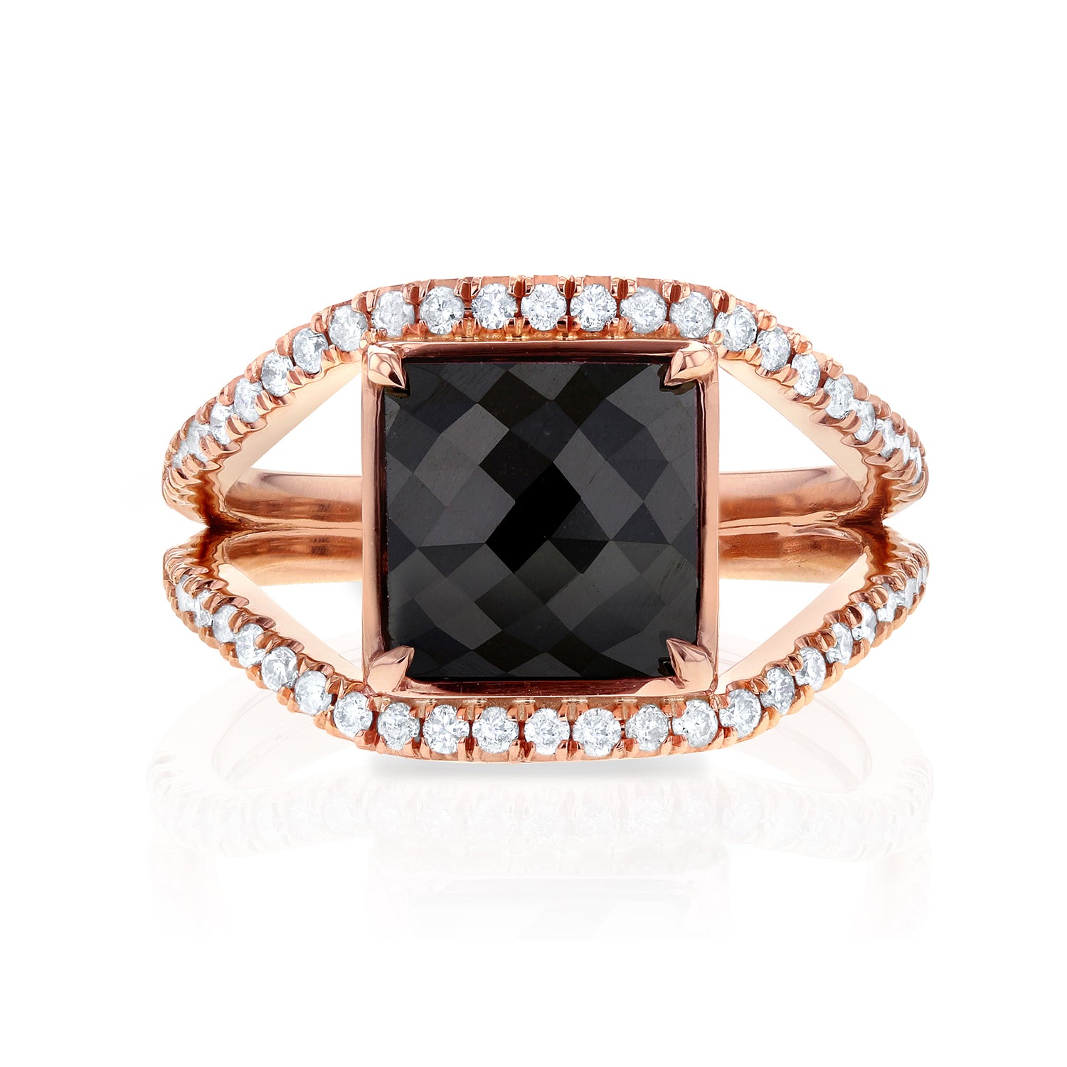 4 Carat Black Diamond Ring
