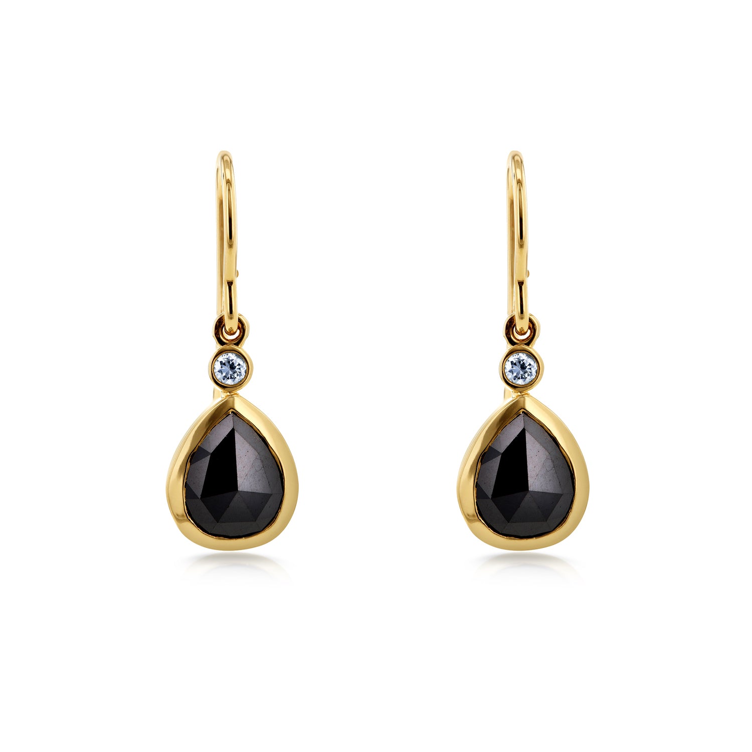 2.48 Carat Black Diamond Zahra Earrings