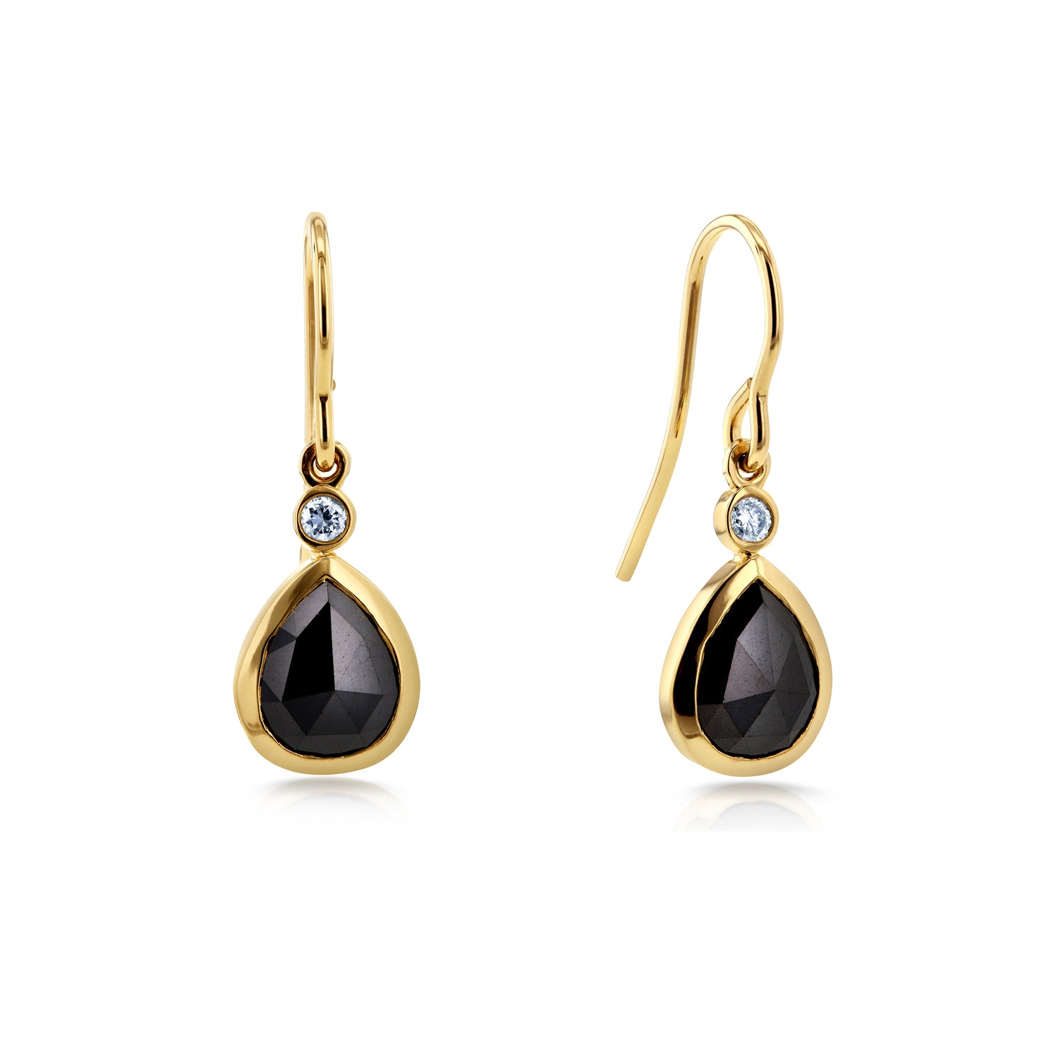 2.48 Carat Black Diamond Zahra Earrings