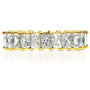 Kobelli Princess Baguette Diamond Eternity Band 3 7/8 CTW in 14K Yellow Gold 71199X_4.5
