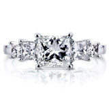 Kobelli Diamond Femstens förlovningsring 2 CTW i 14K vitguld (certifierad)