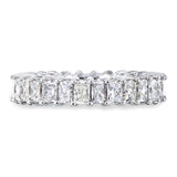 Banda da eternidade com diamante Kobelli princesa baguete 2 7/8 ctw ouro branco 18k - tamanho 5,25 71305x/5,25w