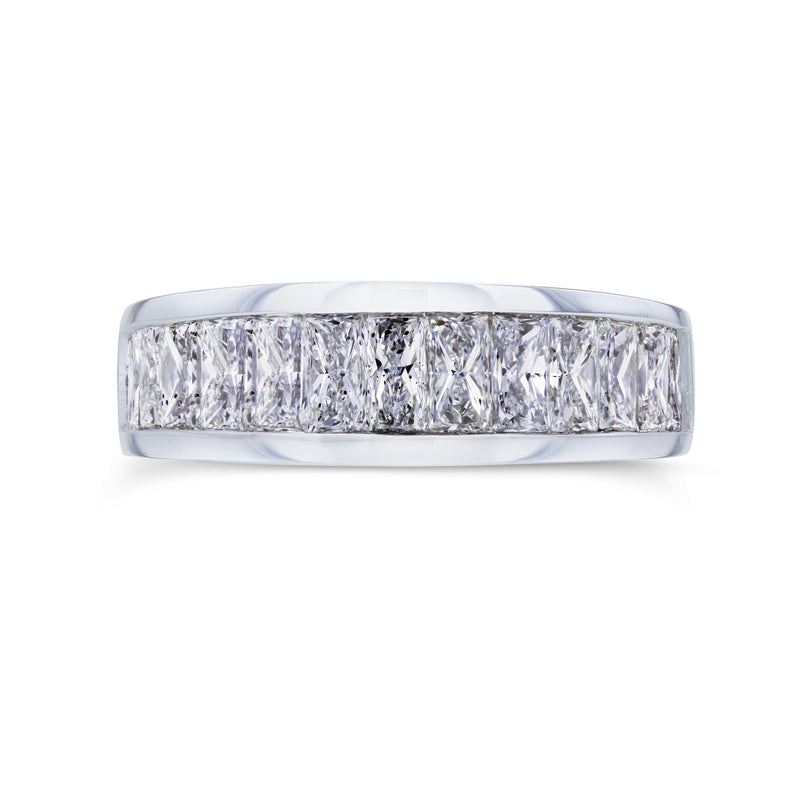 Prinsesse baguette diamant bryllup band 2 1/4 ctw 14k hvidguld