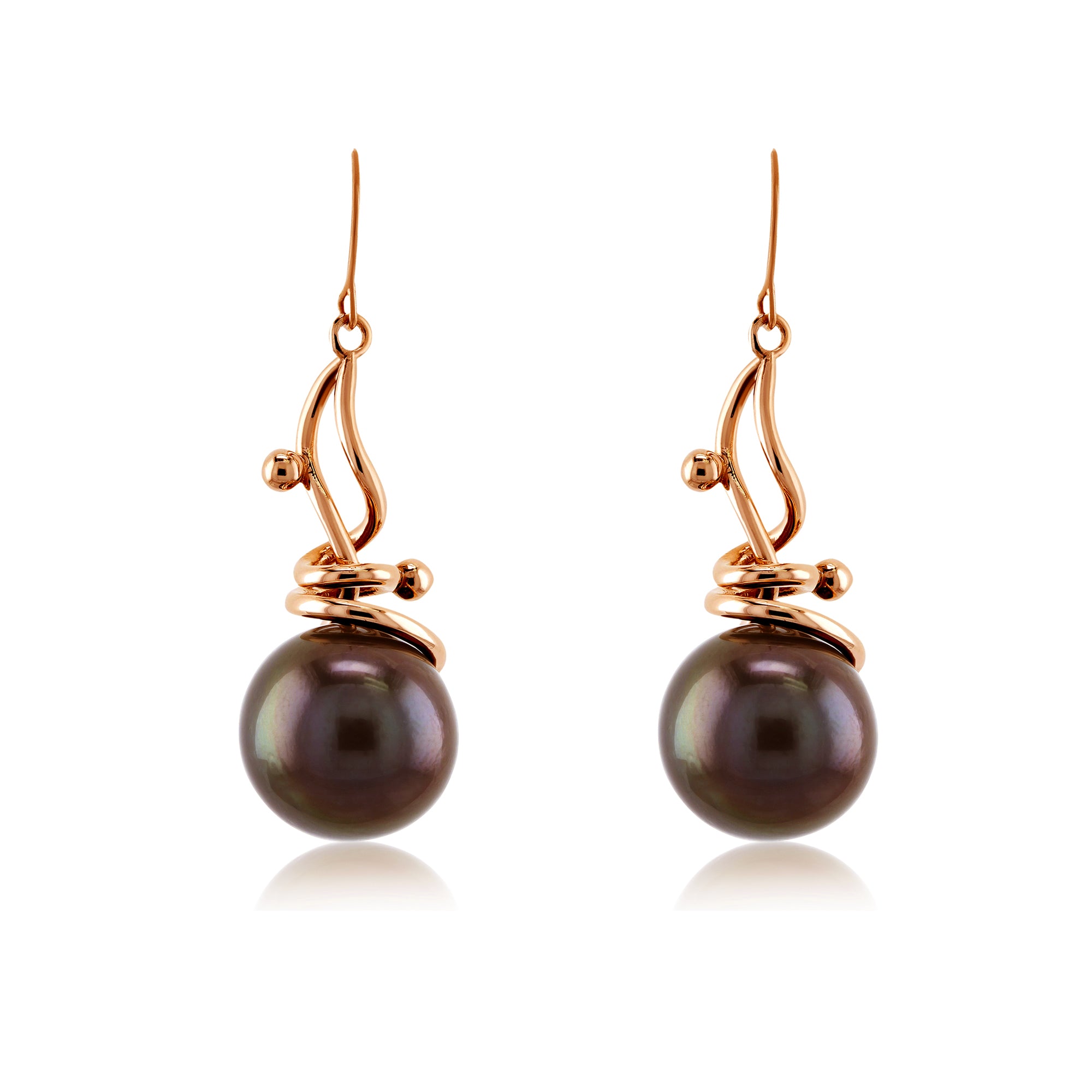 Grey Pearl Earrings