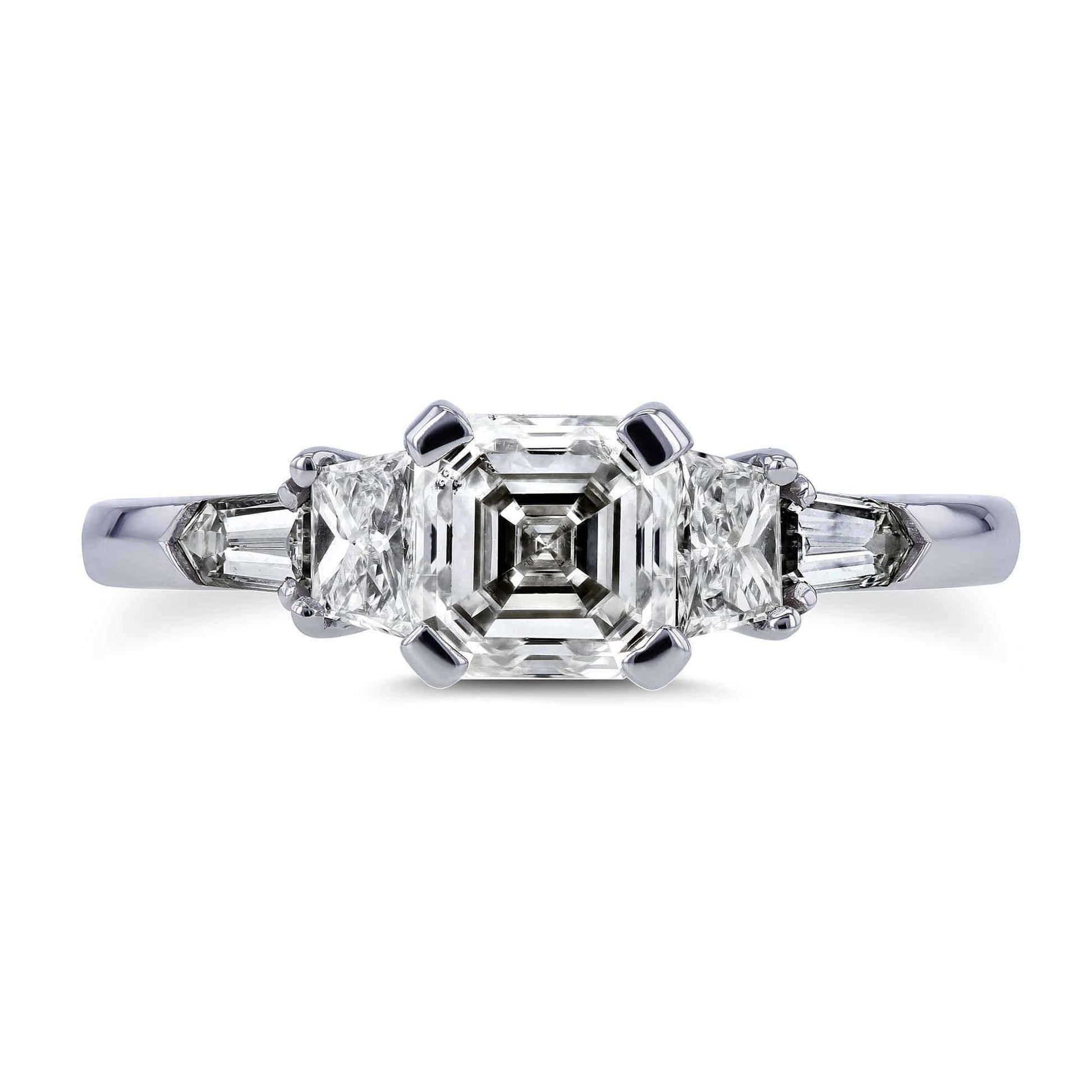 Kobelli Mixed Fancy Cut 5 Stone Diamond Ring 1 3/4 Carat TDW in Platinum (AGA Certified)
