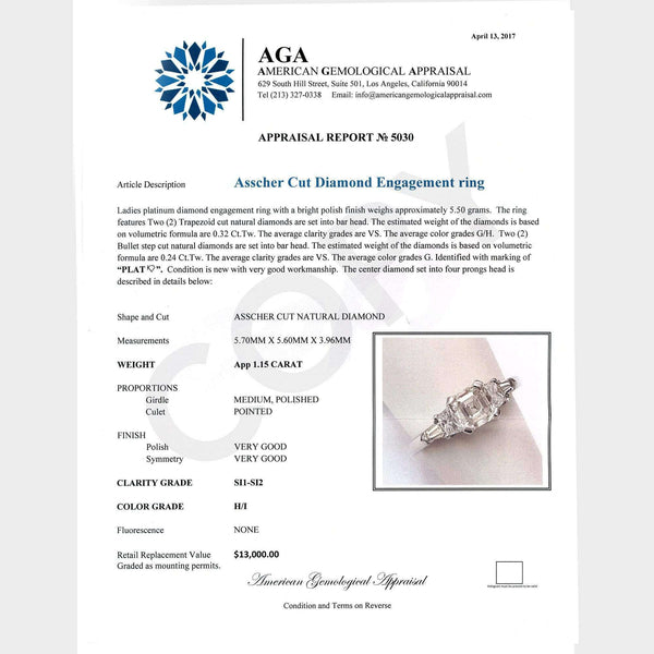 Kobelli Mixed Fancy Cut 5 Stone Diamond Ring 1 3/4 Carat TDW in Platinum (AGA Certified)