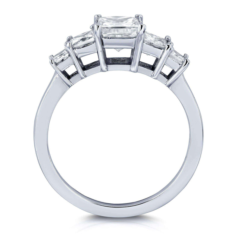 Kobelli Certified 14k White Gold 1 4/5ct TDW Five Stone Diamond Engagement Ring