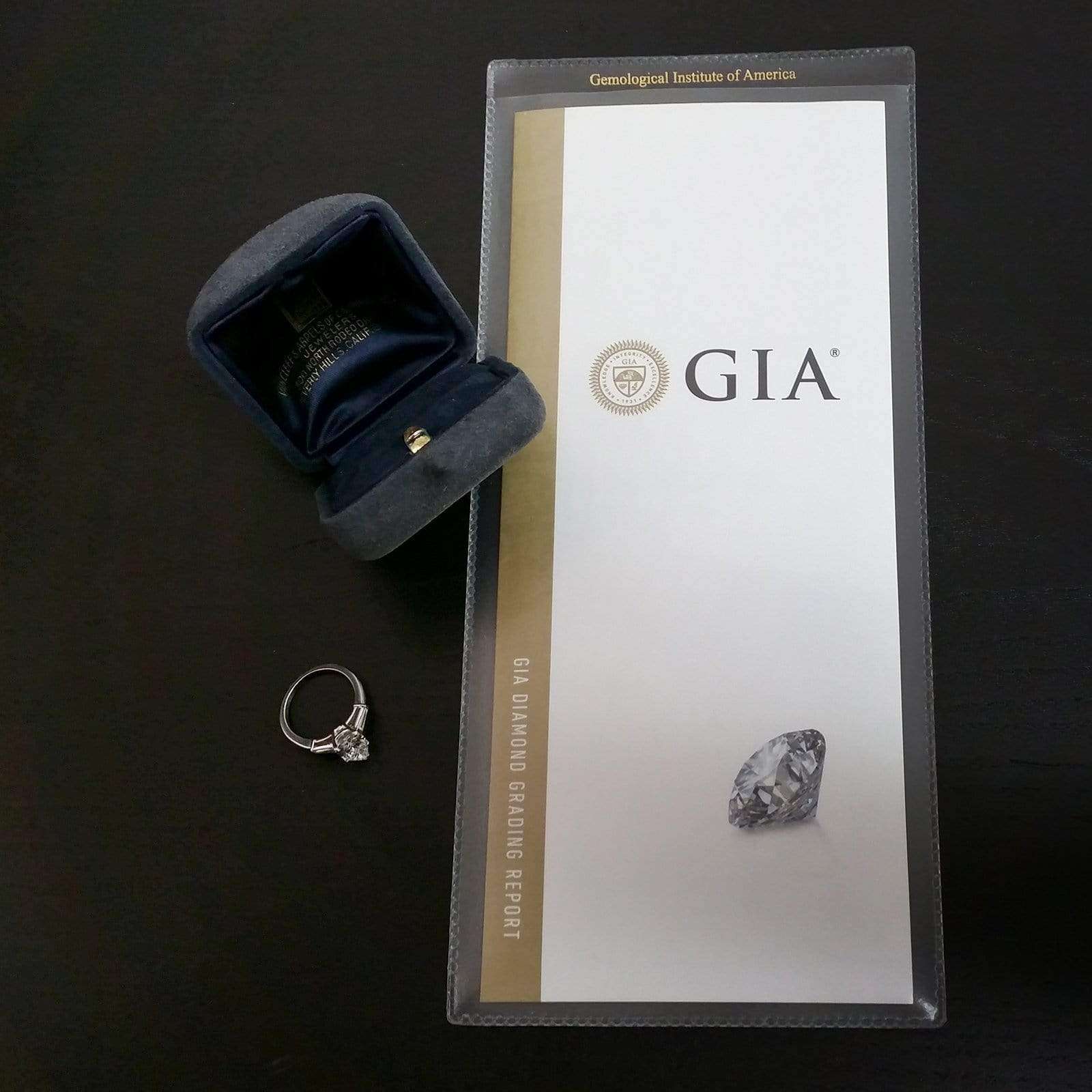 Kobelli Van Cleef Pear Brilliant Diamond Three Stone Engagement Ring 2 1/10 CTW in Platinum (GIA Certified), Size 6 71454X/6P