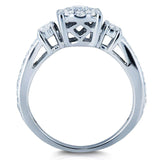 Kobelli Multi Diamond Engagement Ring 5/8 CTW in 14K White Gold