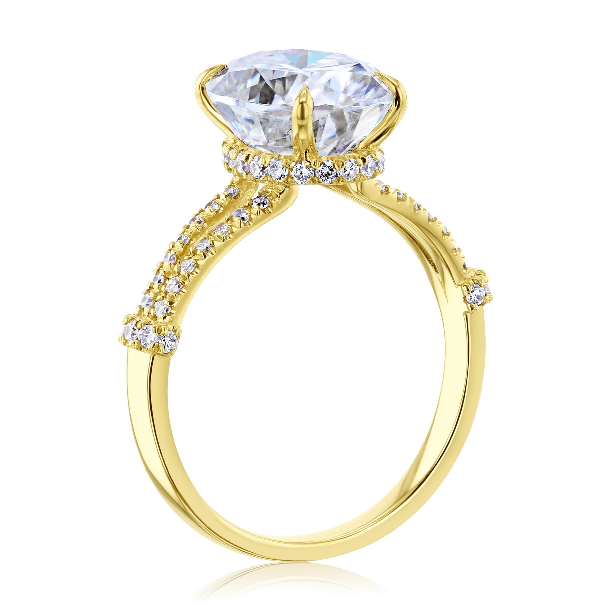 Kobelli Regina Oval Moissanite One-of-A-Kind Ring