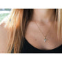 Kobelli Baguette Diamond Cross Necklace (14K Yellow Gold) 71491X