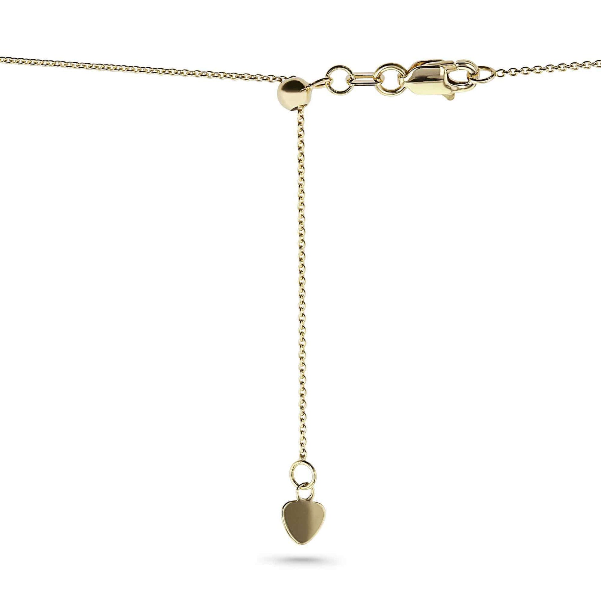 Kobelli Baguette Diamond Cross Necklace (14K Yellow Gold) 71491X