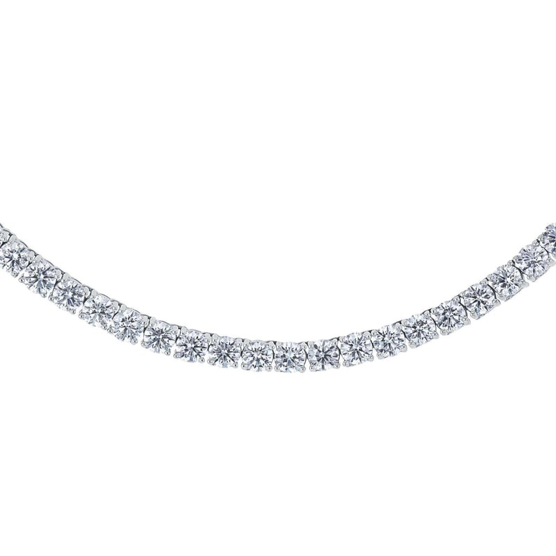 Kobelli Lab Grown Diamond 28.80 Carat Tennis Necklace (IGI Certified) 71532X