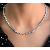 Kobelli Lab Grown Diamond 28.80 Carat Tennis Necklace (IGI Certified) 71532X