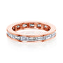 Kobelli Straight Baguette Eternity Band in Channel Setting