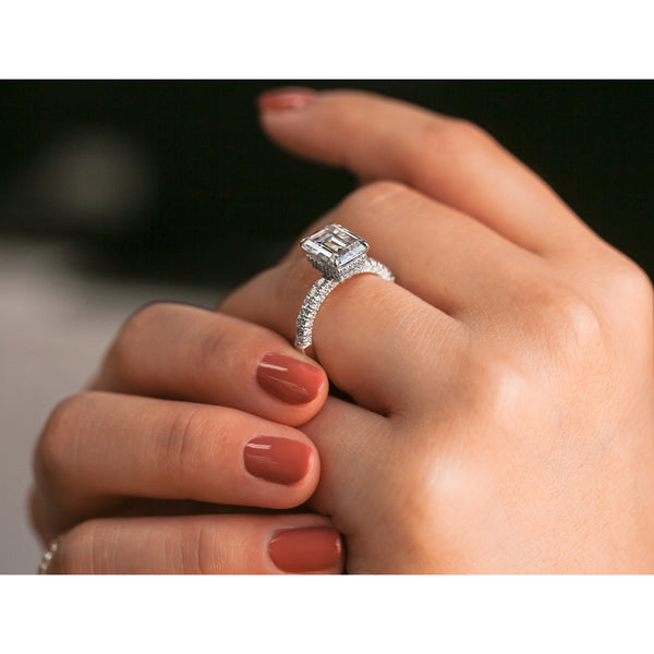 Kobelli Anastasia Moissanite Engagement Ring