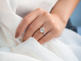 Bridgette Elongated Cushion Engagement Ring