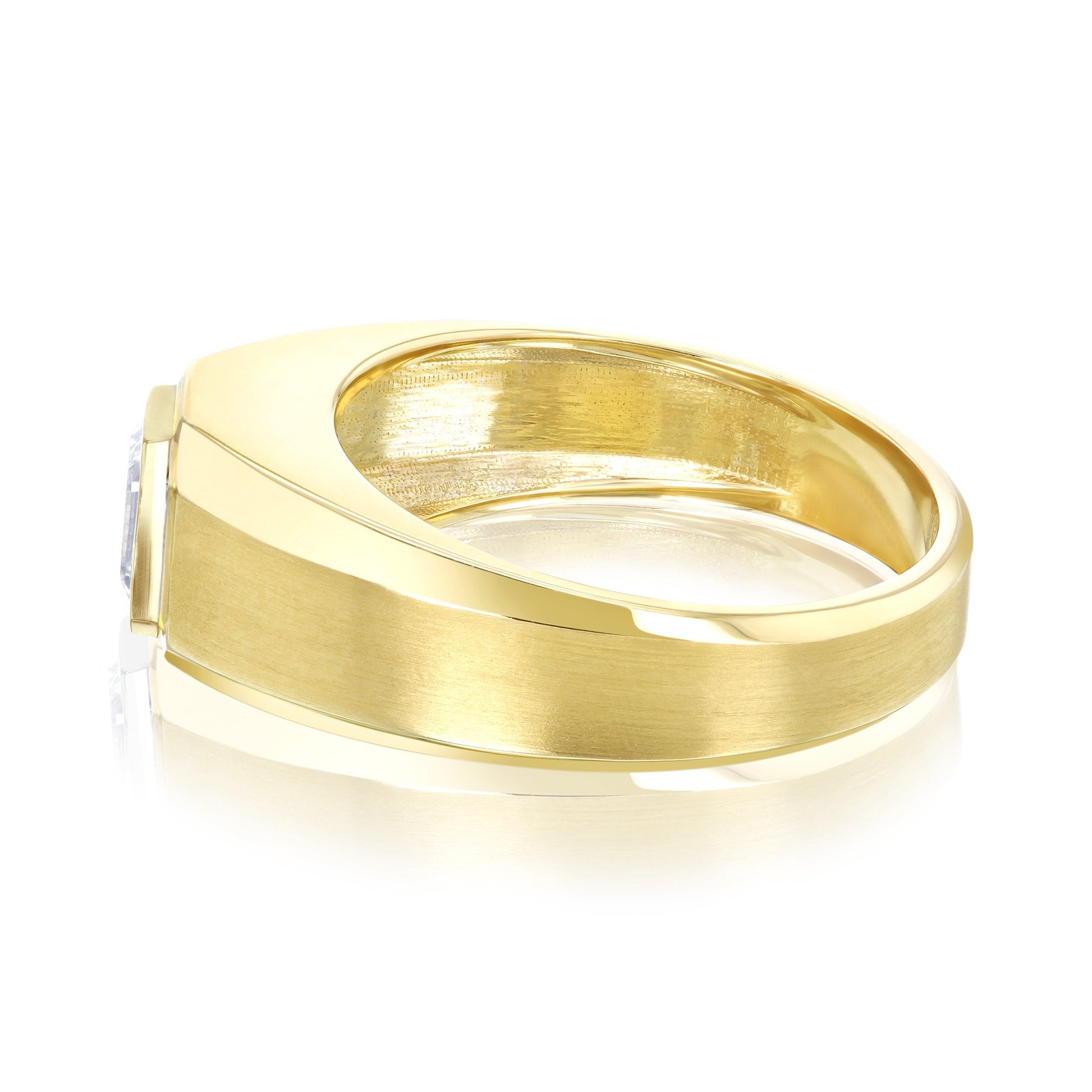 Kobelli Asscher Modern Bezel Men's Band (Certified)