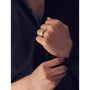 Kobelli Asscher Modern Bezel Men's Band (Certified)