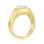 Kobelli Emerald Modern Bezel Men's Band (Certified)