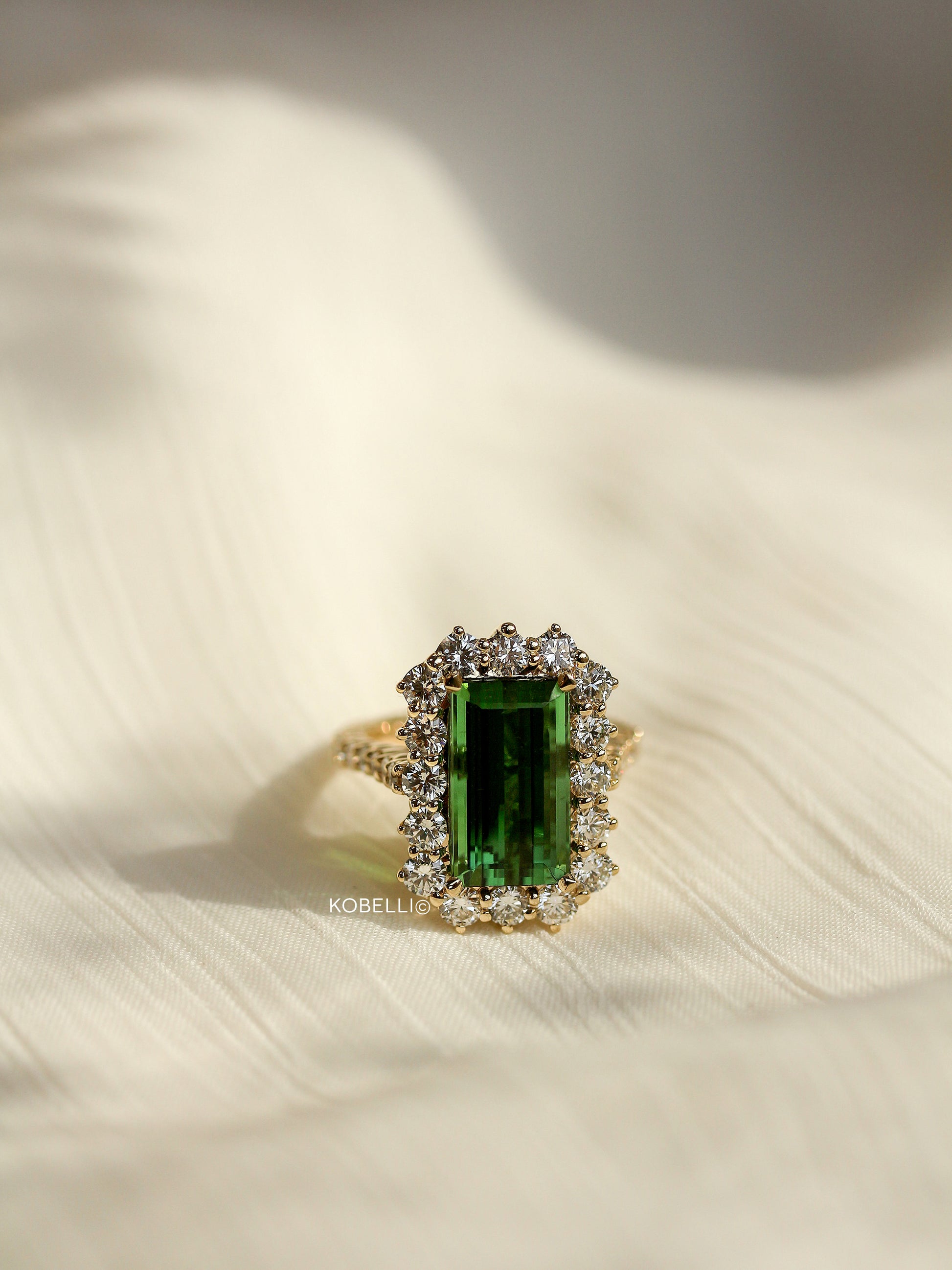 9.66 Carat Tourmaline Elizabeth Ring